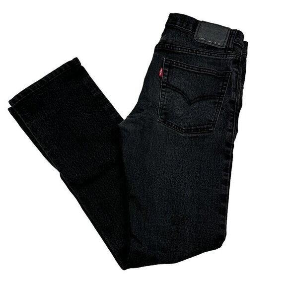 Levi's 511 Slim Distressed Black Wash Youth Size 16 Regular 28x28 - Picture 1 of 7